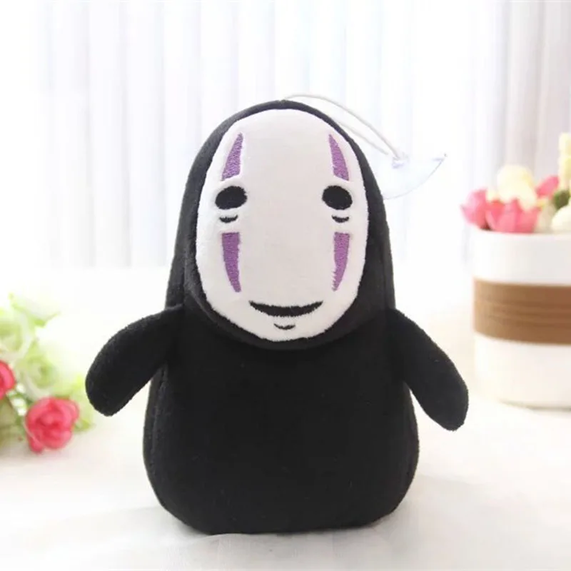 

15cm High 99g My Totoro Spirited Away No Face Man Stuffed Cotton Plush Toy Soft Doll for Children Kids Gift