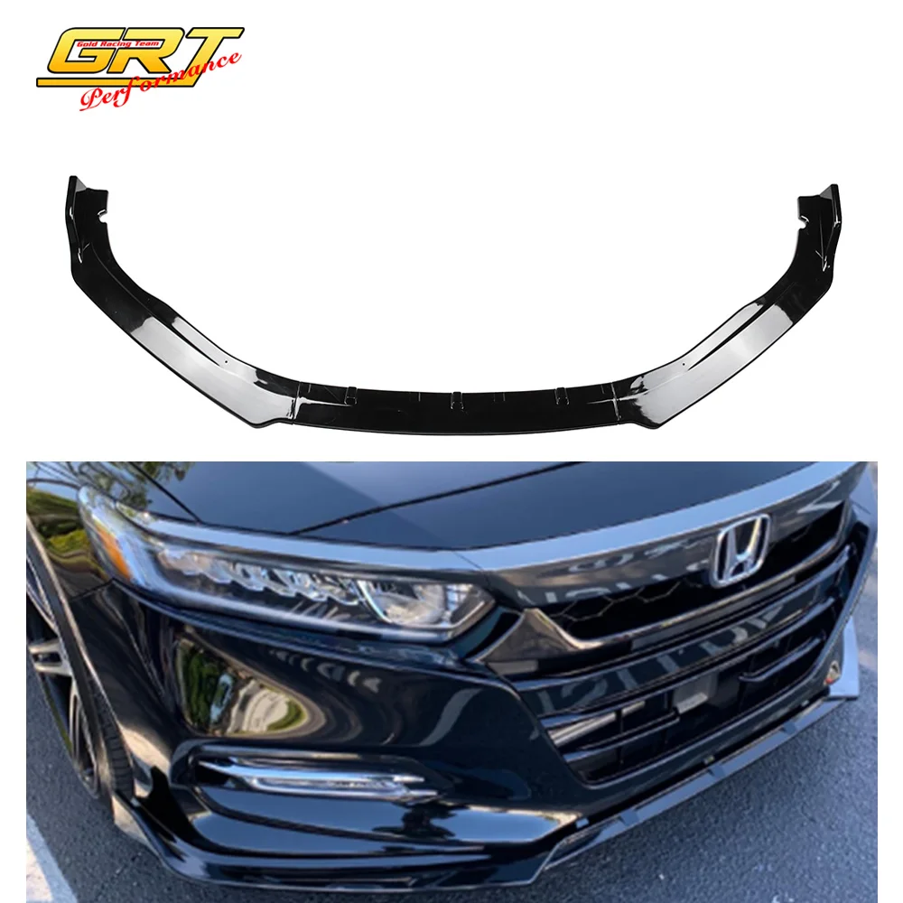 3 шт. передний бампер яркий черный ПП подбородок спойлер разветвители защита