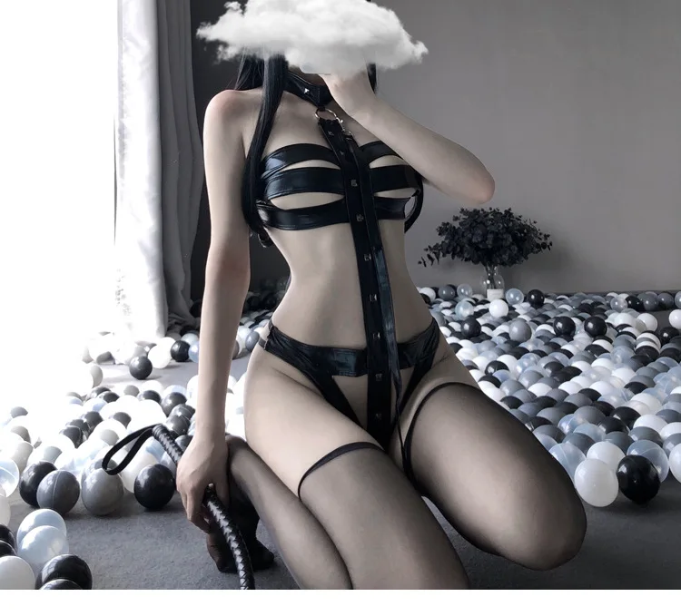 Женское сексуальное нижнее белье облегающий латексный костюм кошка из