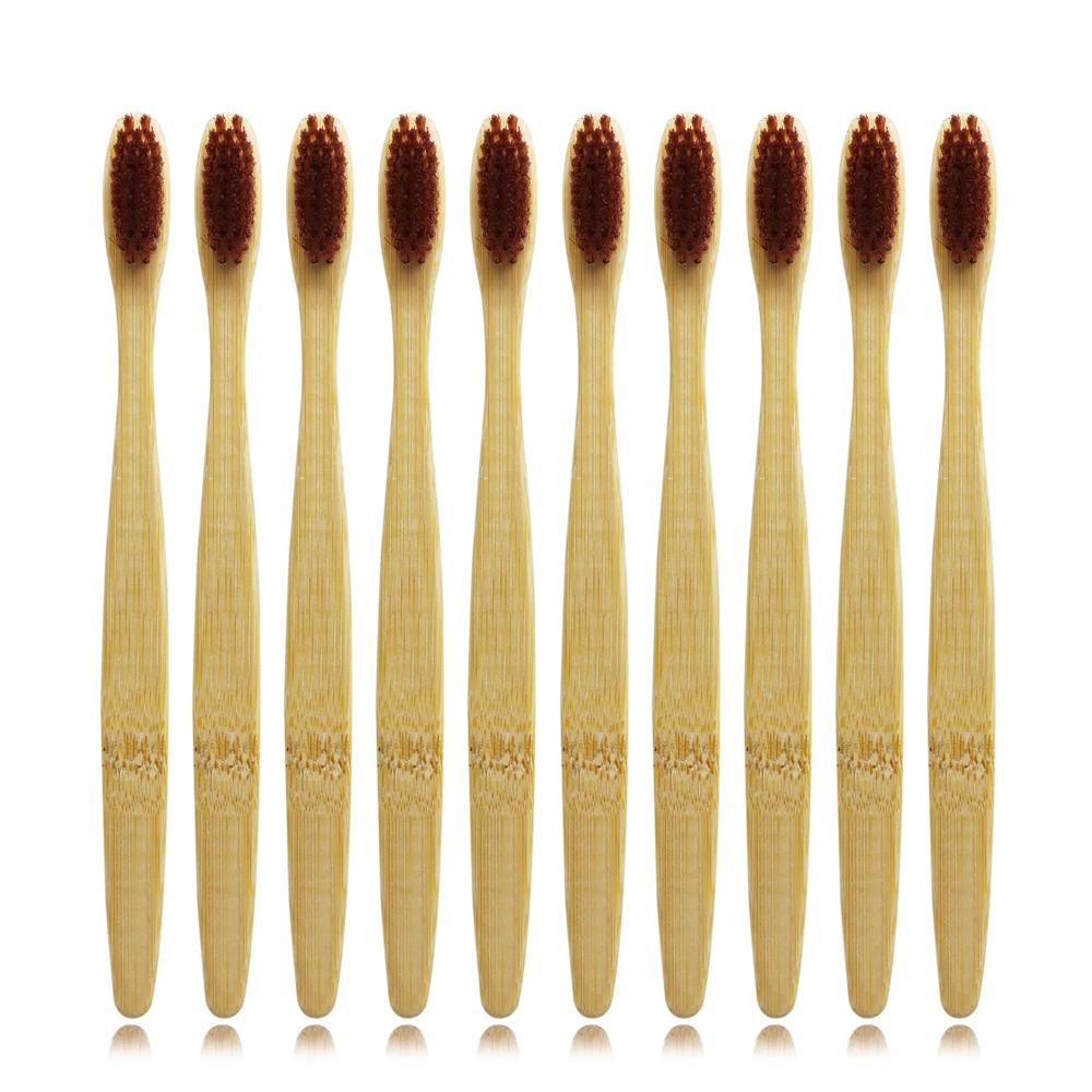 Деревянный мягкий экологически чистый бамбуковый скребок для языка DR.PERFECT 10