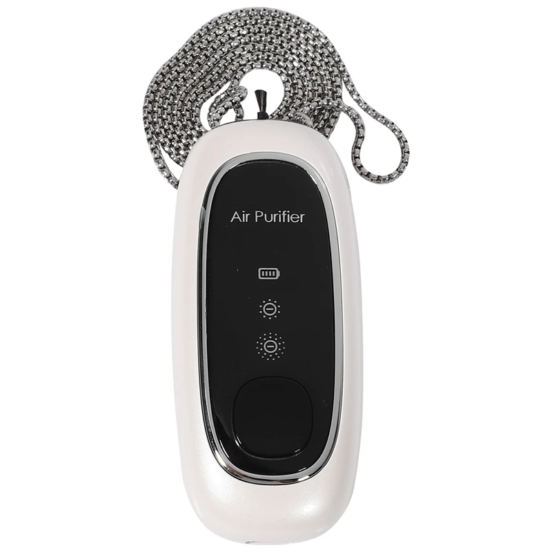 

Fashion Personal Wearable Air Purifier Necklace Mini Portable Air Freshener Ionizer Negative Ion Generator