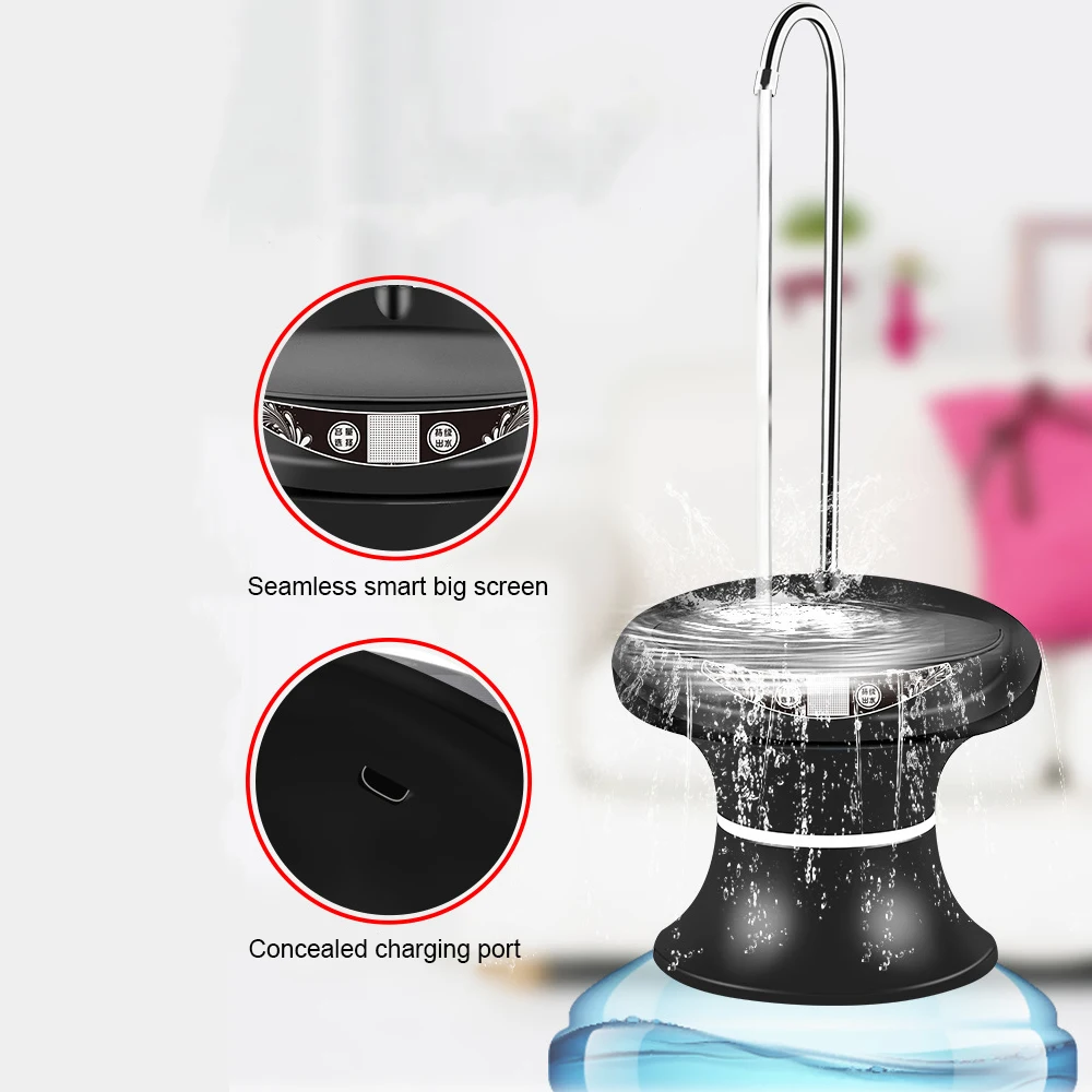 USB-диспенсер для воды портативный галлон переключатель питьевой бутылки умный