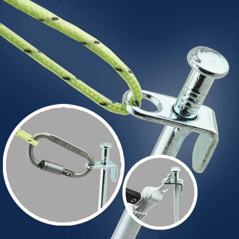 

Outdoor High Strength Steel Tent Nail Spike Canopy Tent Pegs Camping Tent Stakes Ground Pin Hiking Tool Tent Accessories