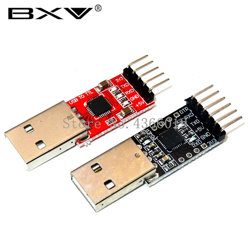 1 шт. красный или черный CP2102 USB 2 0 к TTL UART модуль последовательного преобразователя