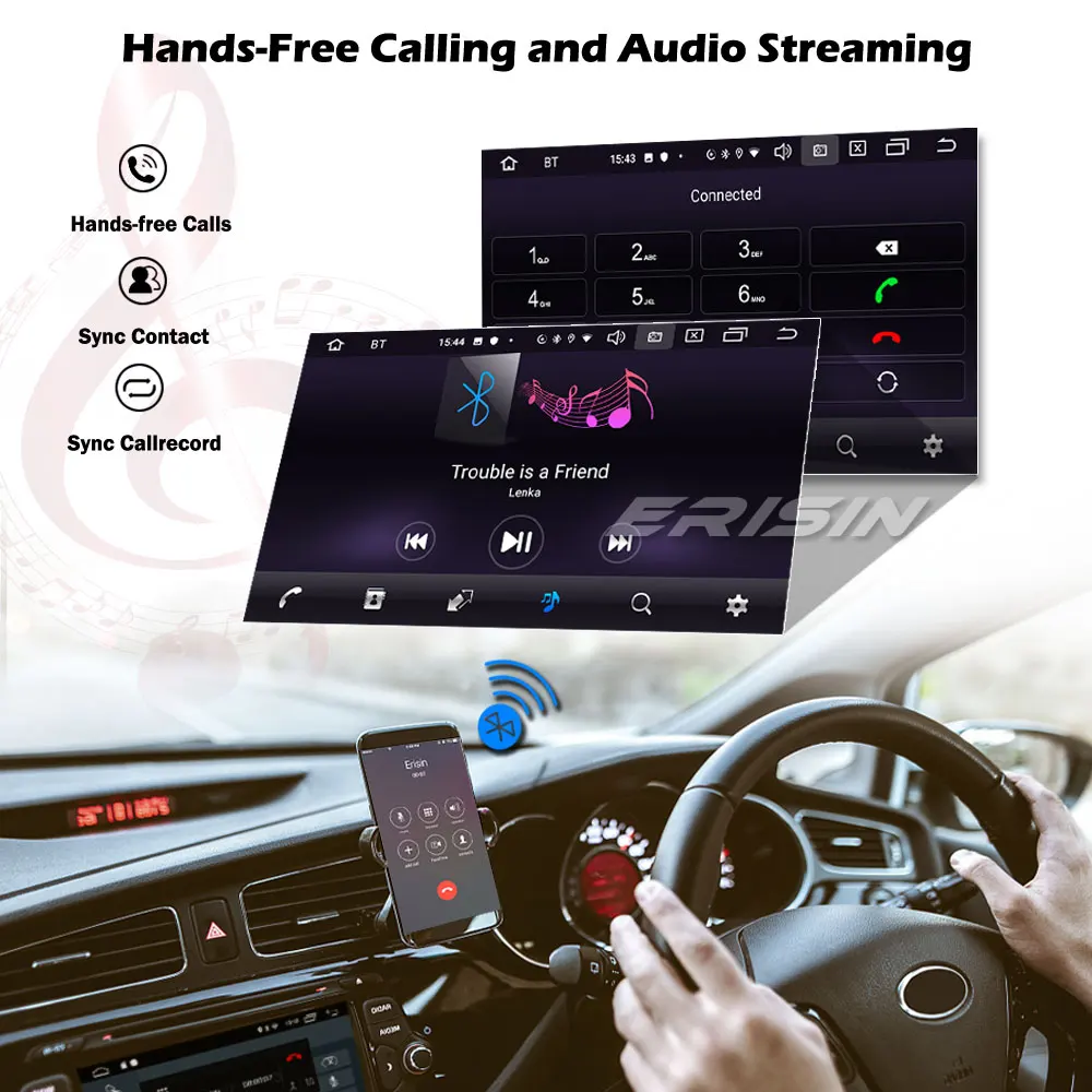 Erisin Android 10 0 автомобильный стерео радио мультимедиа DAB + GPS DSP CarPlay Bluetooth Wifi DVR OBD RDS для