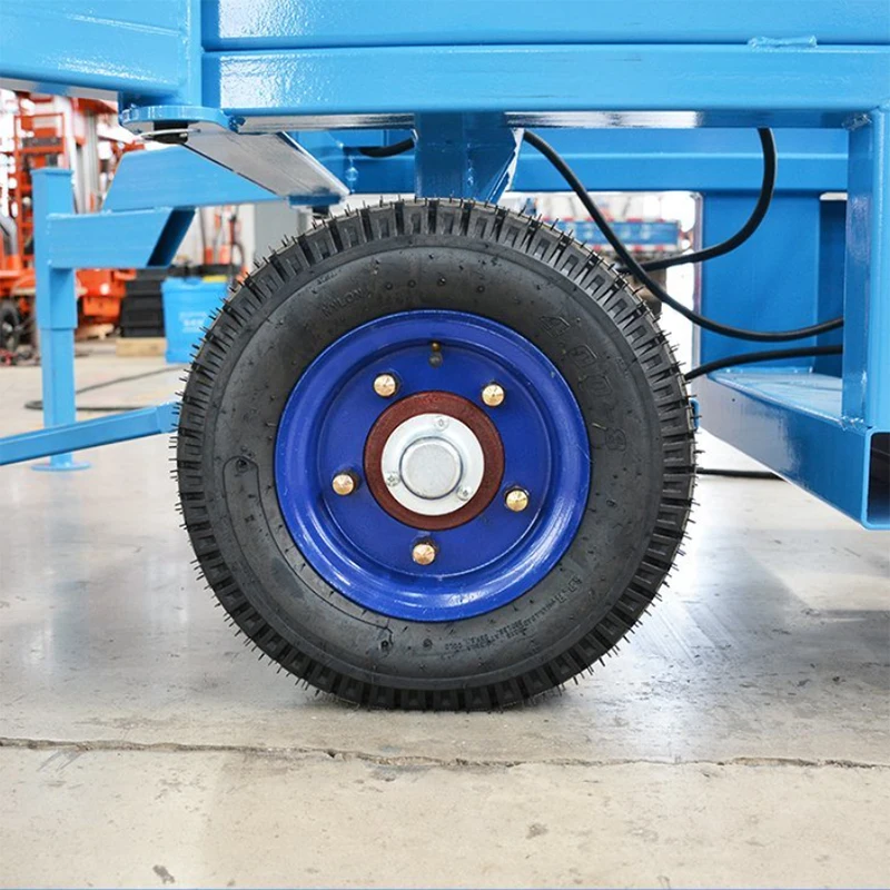 300kg Portable Push Around Battery Powered Electric Mini Scissor Lift | Lifting Machine