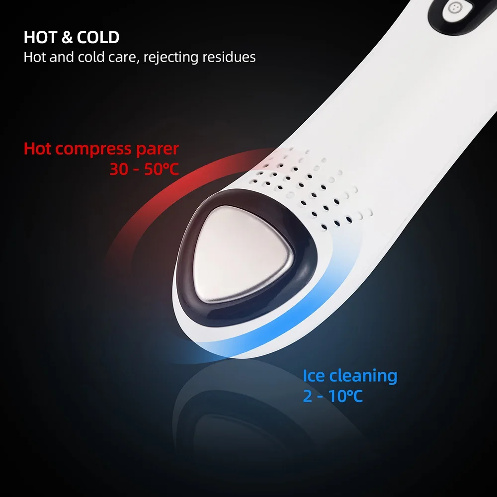 Визуальное удаление черных точек отсасывание горячим сдавливанием для очистки