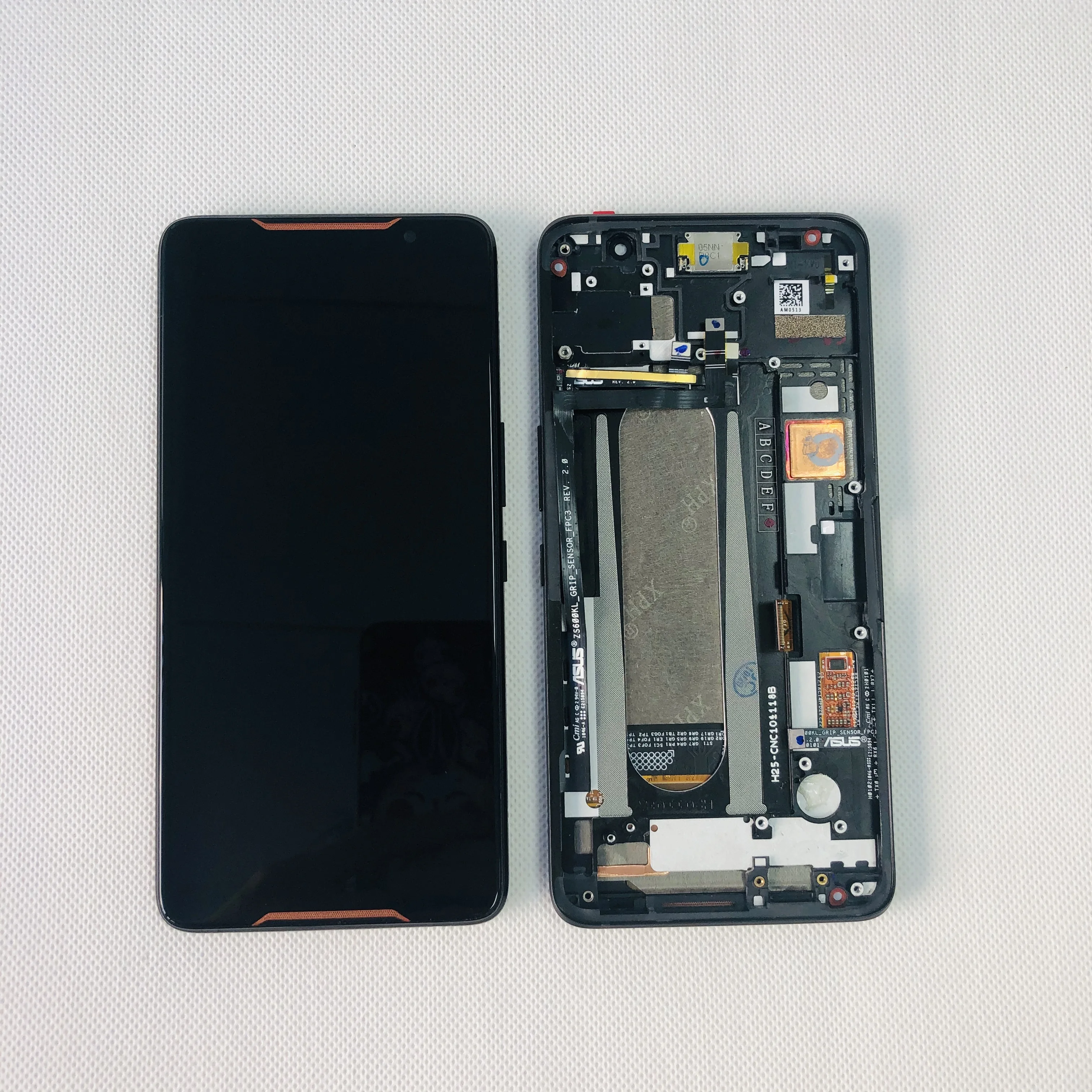 Оригинал с рамкой для 6 0 &quotASUS ROG Phone ZS600KL ЖК дисплей Экран Дисплей + сенсорный экран