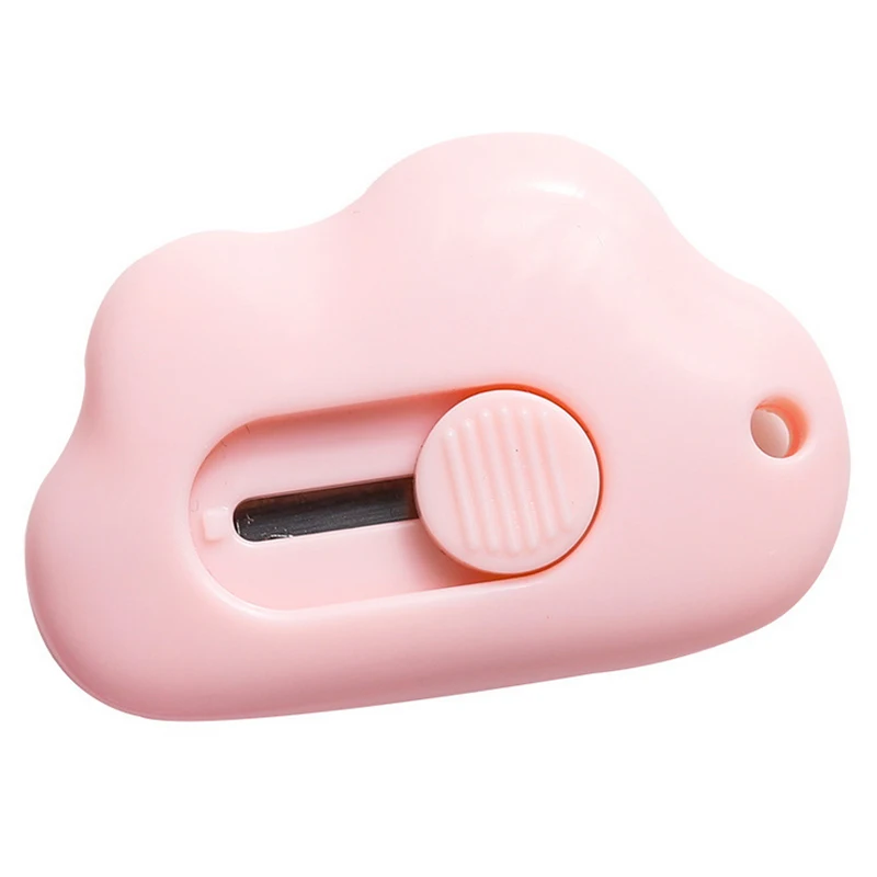 

Cute Cloud Color Mini Portable Utility Knife Paper Cutter Cutting Razor Blade Office Stationery Escolar Papelaria
