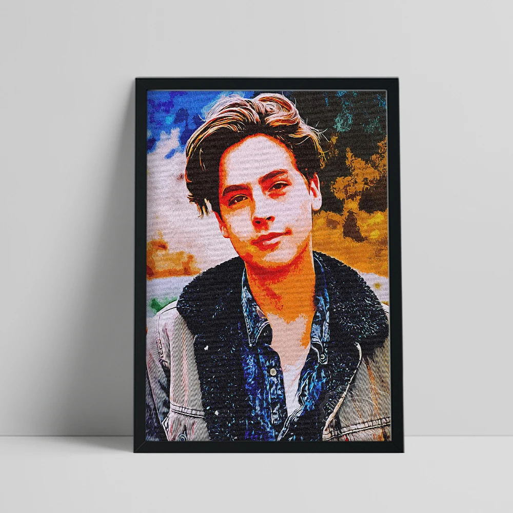 

Cole Sprouse American Actor Poster, Sprouse Fans Collection, Handsome Boy Tv Lead Portrait Wall Painting, Sprouse Picture Decor