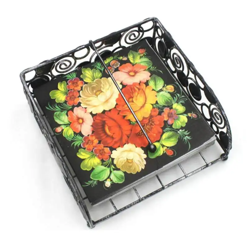 Новинка Лидер продаж разноцветные салфетки для напитков с цветочным узором