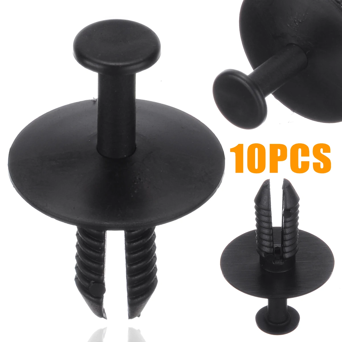 

10pcs Plastic Car Bumper Rivet Clips Fit 6mm Hole Body Panel Bumper Rivet Trim Clip 51111908077/51110029491 For BMW