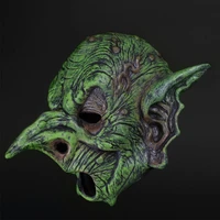 new foam witch mask green goblin cosplay costume green elf scary witch mask halloween carnival festival party mask party props
