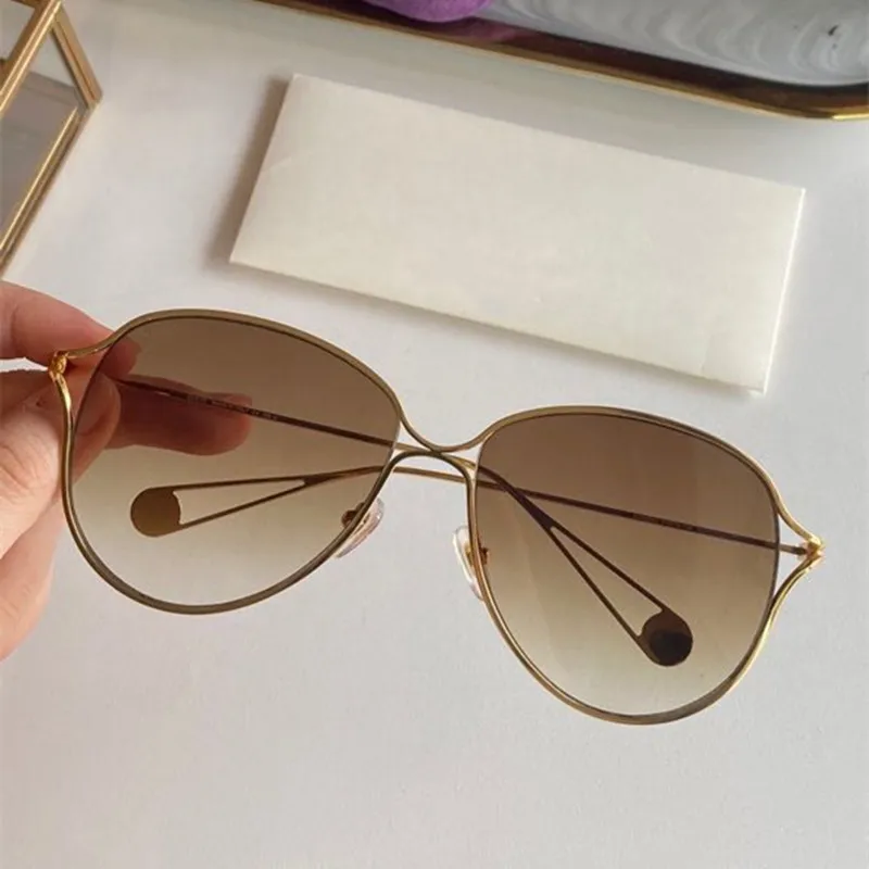 

High Quality New 2020 Hot Women G0256S Big Face Square Fashion Lenses Brand Luxury Sunglasses
