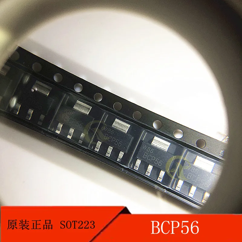 

50PCS BCP56 patch SOT-223 80v 1a power transistor in the NPN original products