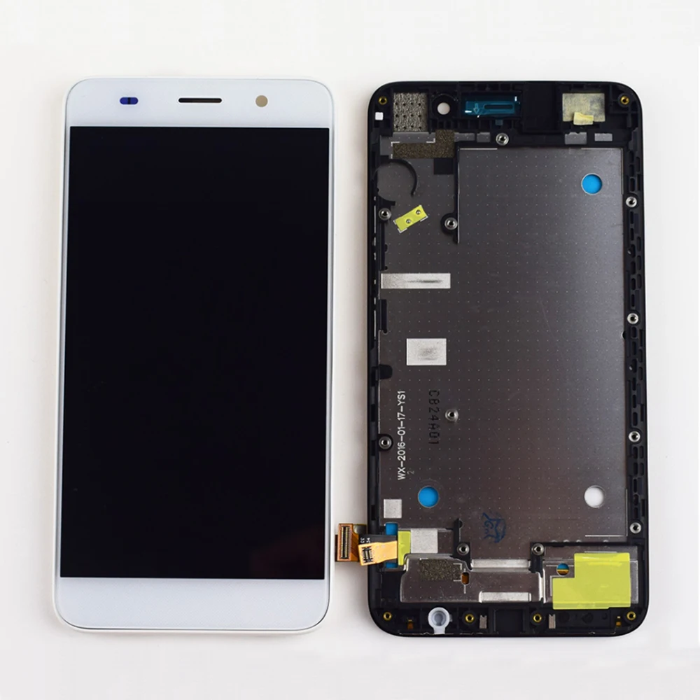 Для huawei Honor 4A Y6 ЖК-дисплей Экран SCL-L01 SCL-L04 SCL-L21 ЖК-дисплей Дисплей Панель Сенсорный экран планшета Стекло в сборе с рамкой