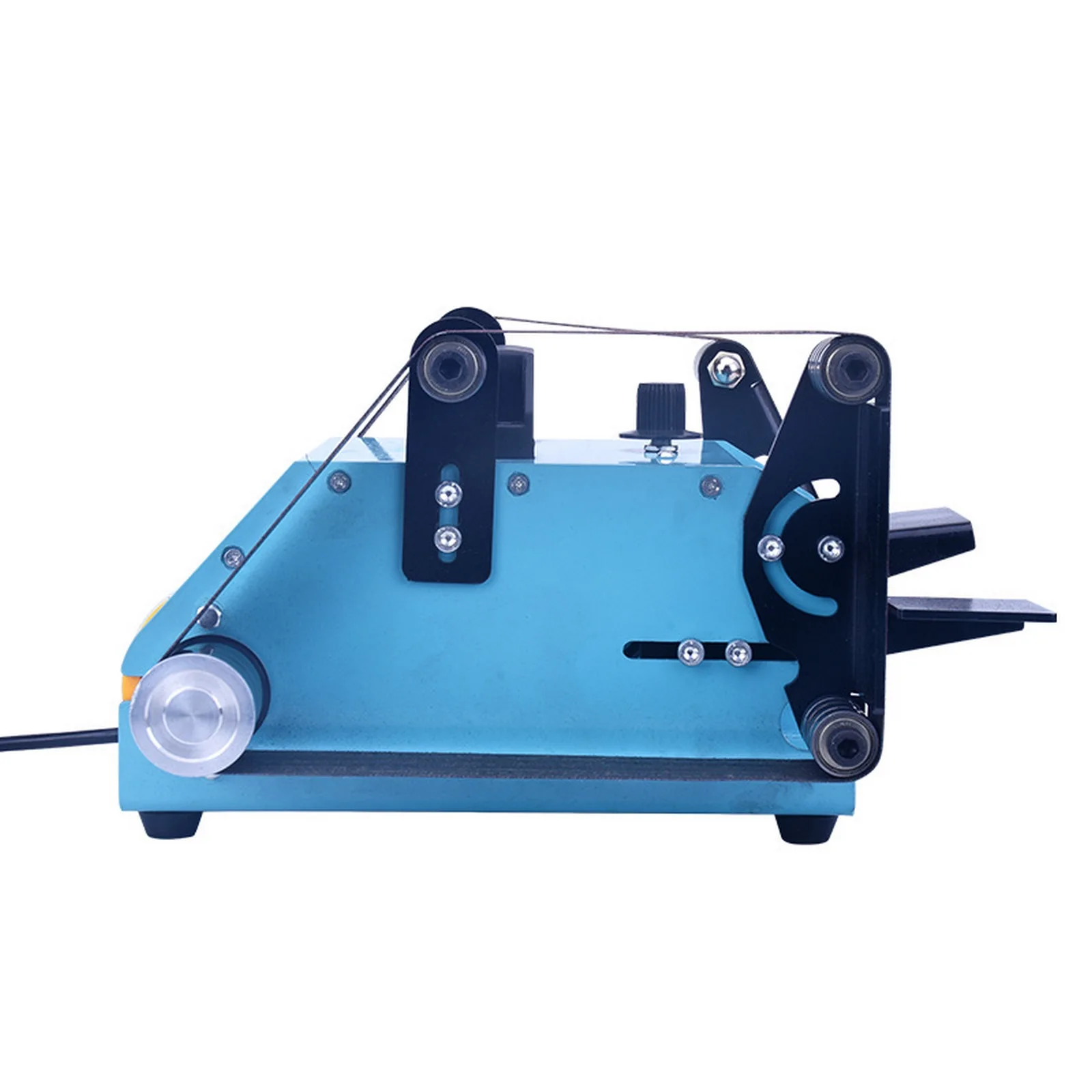 

800W Belt Sander Machine Multifunctional Electric Belt Sander Grinder Double-shaft Desktop Polishing Metal Wood Home Tool