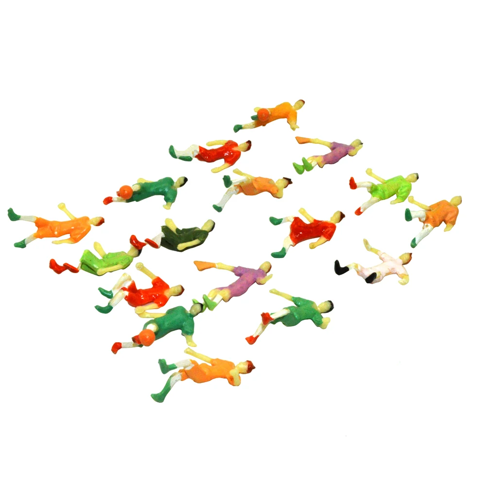 Модель раскрашенных людей масштаб 1:75 спортивные фигурки сделай сам модель