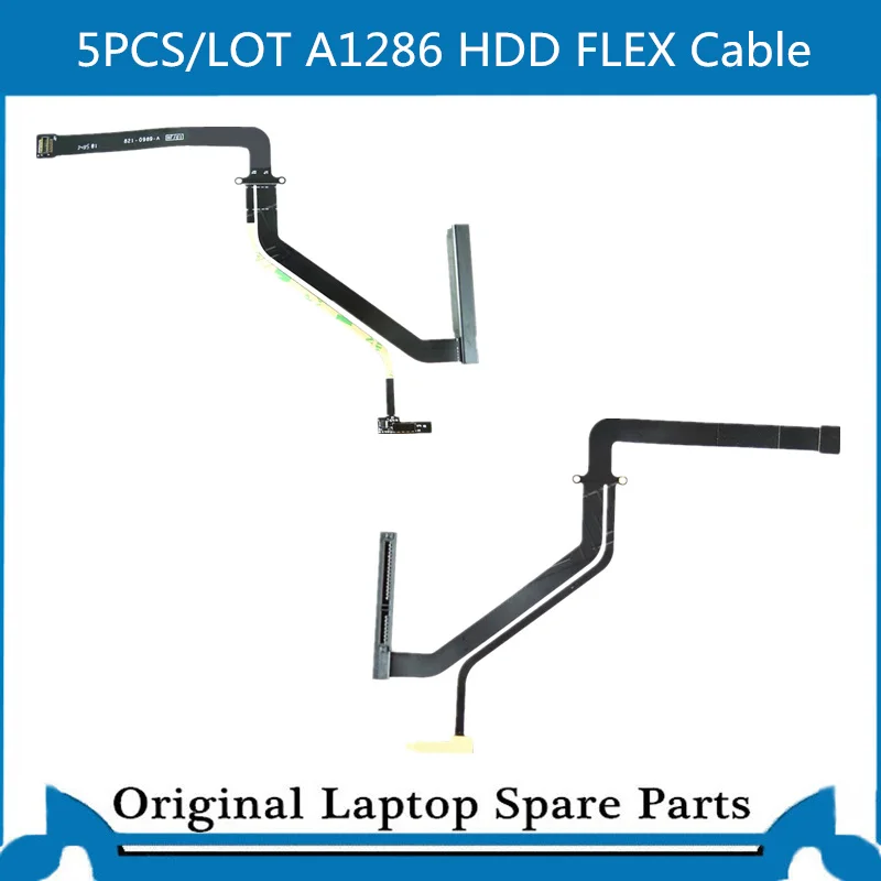 5 шт./лот замена нового жесткого диска гибкий кабель для Macbook Pro Uniboby A1286 821-0989-A