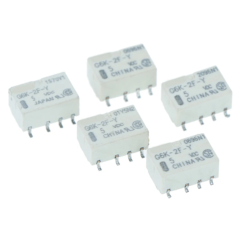 5 шт. Dc 5 в Smd G6k-2f-y реле сигнала 8pin для Omron Реле горячий