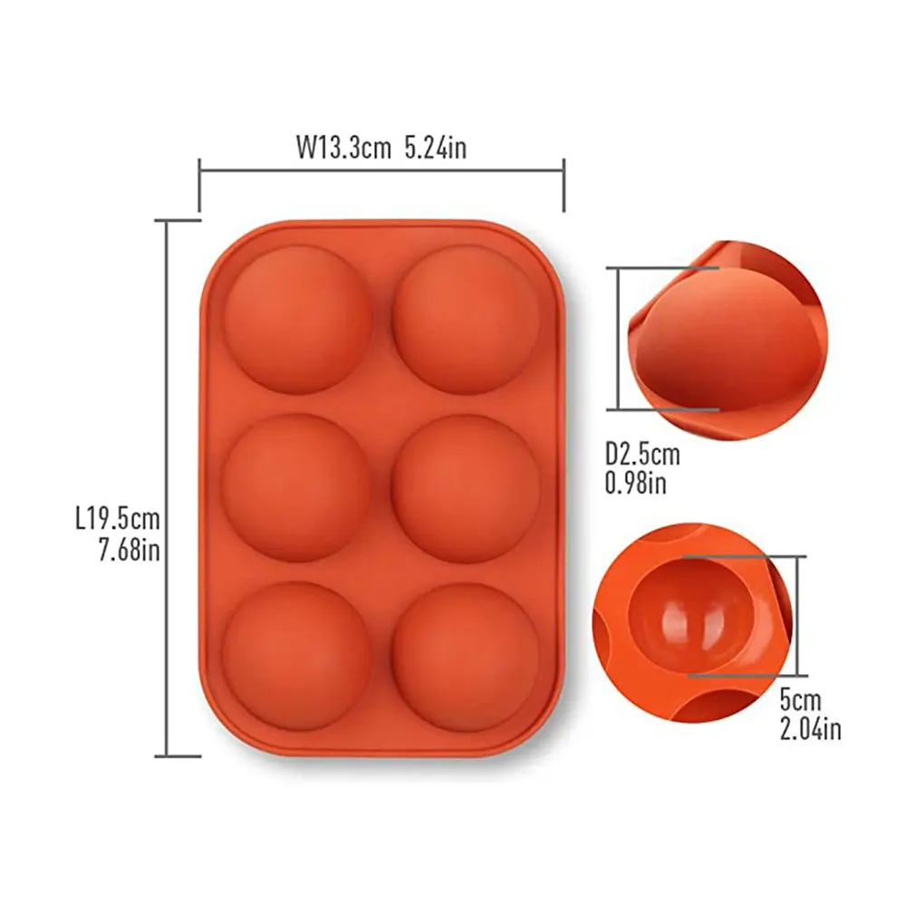 

6 Holes Cake Mould Muffin Chocolate Cookie Baking Mould DIY Baking Cake Mold Bread Biscuits Embossed Mould