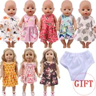 Комбинезон для девочек 3-24 месяцев, хлопок американские кукольные аксессуары, 3 цвета