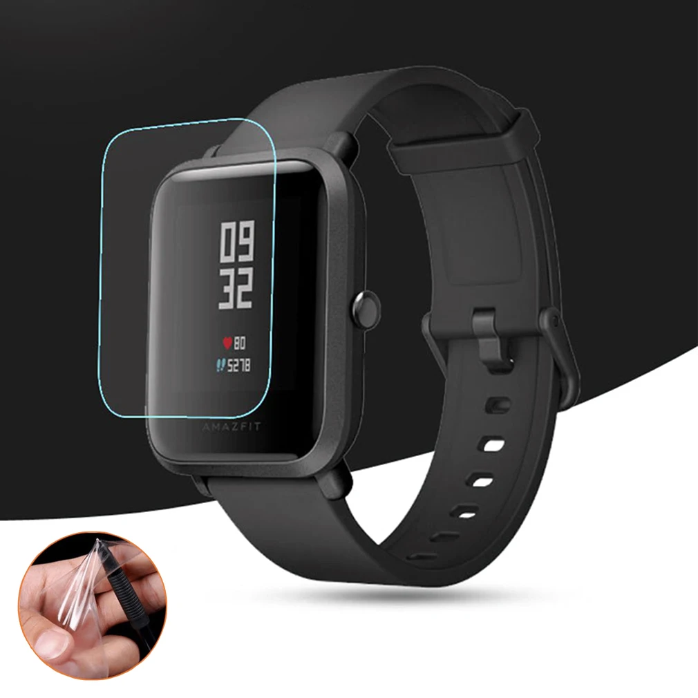 Мягкий TPU HD прозрачная защитная пленка для Xiaomi Huami Amazfit Bip BIT PACE Lite Смарт-часы полная