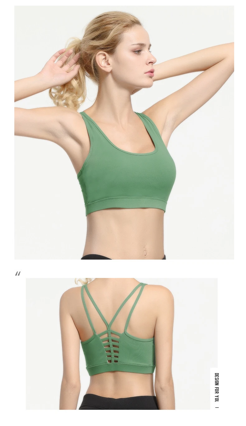 Спортивный бюстгальтер топ пуш-ап сексуальная спортивная одежда для фитнеса