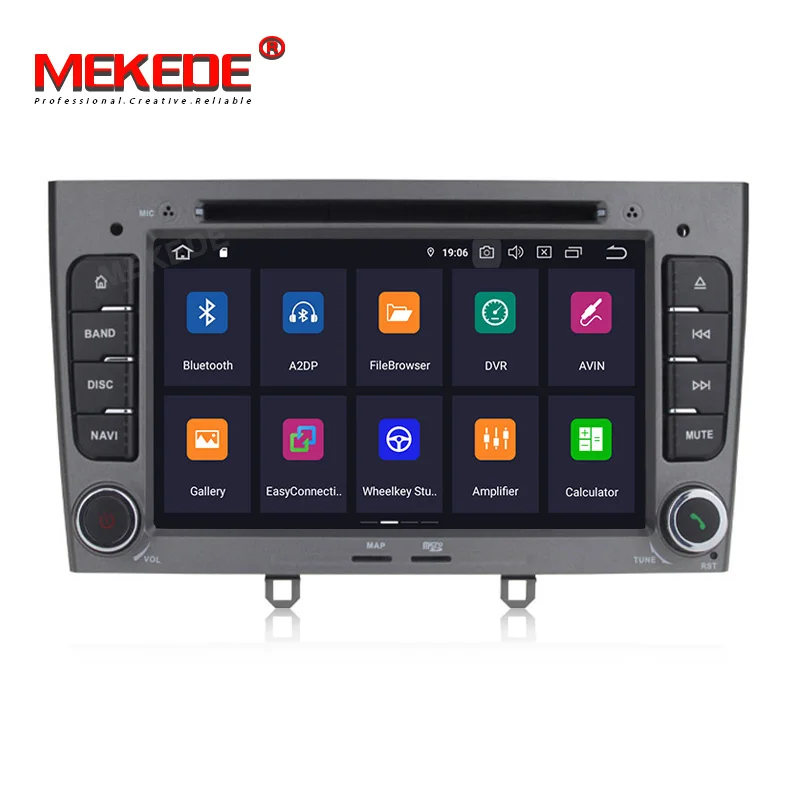 Android 9 0 8 Core 4 + 64G автомобильный DVD плеер GPS навигация для Peugeot 408 308 308SW аудио Радио