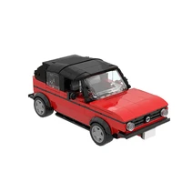 moc mk1 golf sports car model building blocks bricks kit racing vehicle idea assemble famous city toys for children gifts