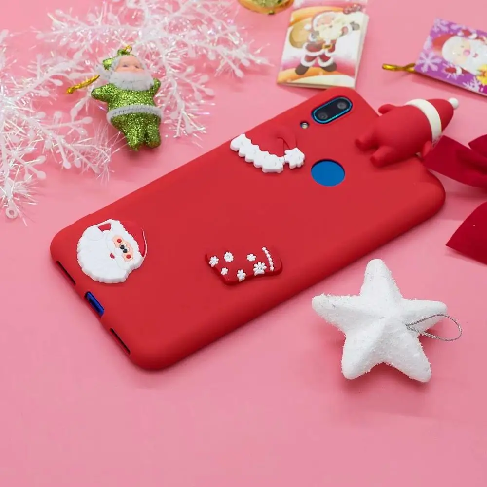 Рождественские Мягкие TPU чехол s для huawei P SMART 2019 Z Y9 Y6 Крышка P30pro P30 P30lite P20 P20PRO P20lite |