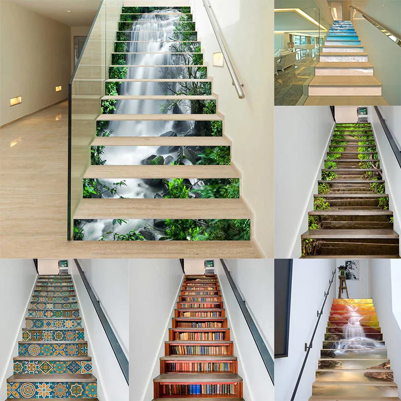 13 шт./компл. креативный тропический Водопад для лестницы украшение дома большая