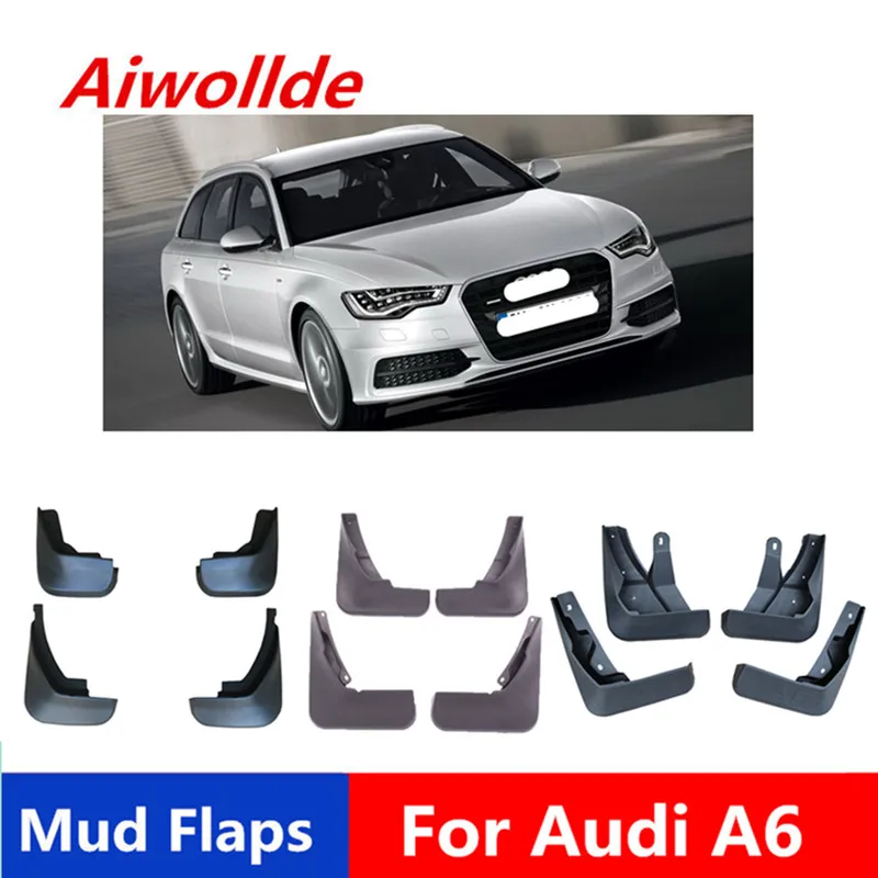 Автомобильные Брызговики для AUDI A6 C6 C7 2005-2018 брызговики брызговик крыло