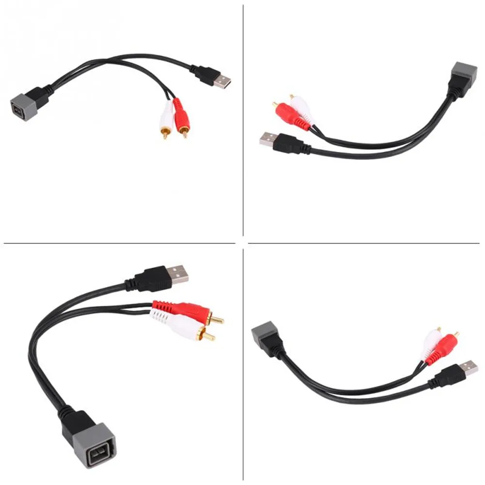 USB адаптер RCA для Nissan Cube Juke Versa аудио и видеосъемки автомобильные аксессуары с usb
