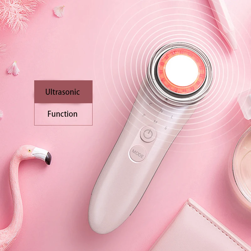 Goede 2021 Ultra Sonic Schoonheid Apparaat Gezicht Spot Verwijdering Rimpel Aanscherping Facial Massager Sonic Trillingen Microcurrent Skin Care Tool