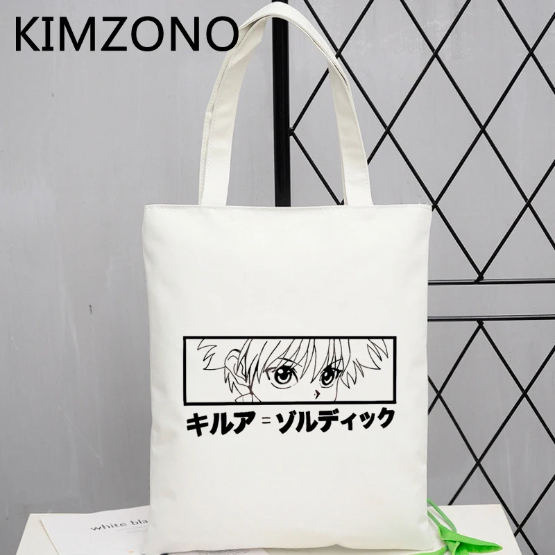 

Сумка для покупок Hunter x Hunter, многоразовые сумки для покупок, Джутовая сумка, сумка ecobag, хозяйственная сумка, Холщовая Сумка