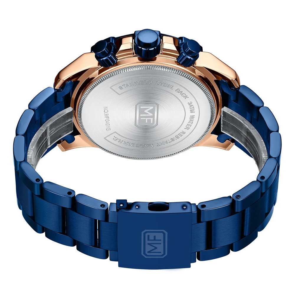 Часы мужские кварцевые с мини-фокусом люксовые брендовые деловые наручные из