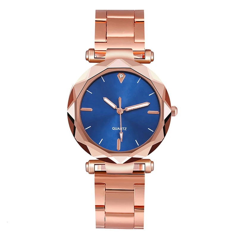 

Women Classic Quartz Watch Masonry Dial With Stainless Steel Band Watch For Women Relogio