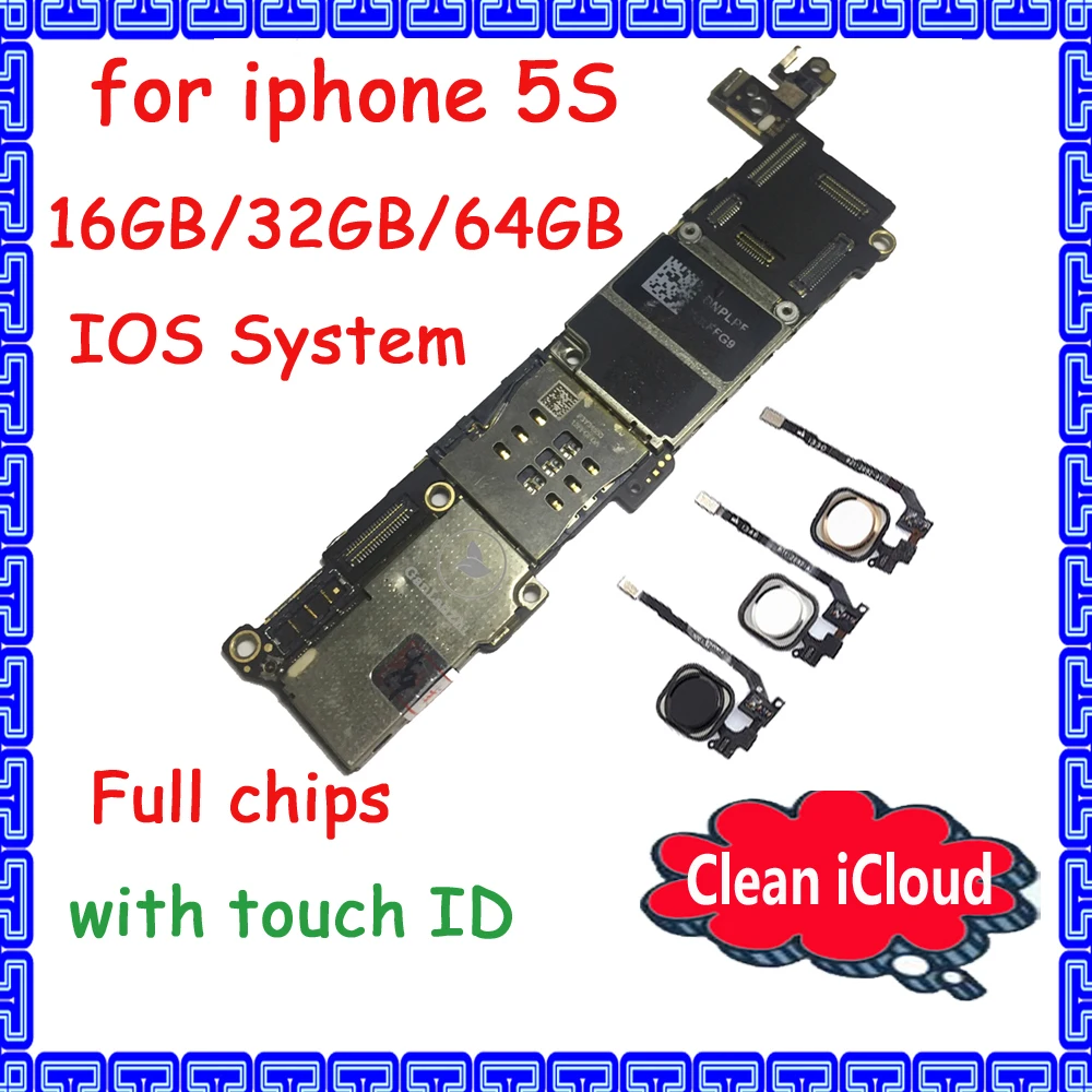 Материнская плата для iphone оригинальная логическая IOS 16 ГБ 32 64 Заводская
