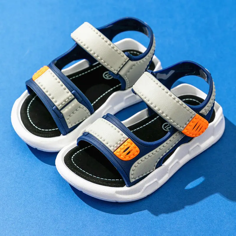 

2021 New Summer Baby Sandals Solid Color Baby Boy Sandals Soft Sole Anti-slip Boys Girls Sandals Toddler Baby Shoes Beach