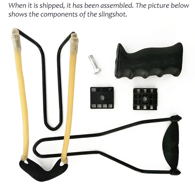 

Professional Plastic Athletics Slingshot Wrist Brace Support Shot Slingshot Bow with Handle Outdoor Sports Slingshot Catapult