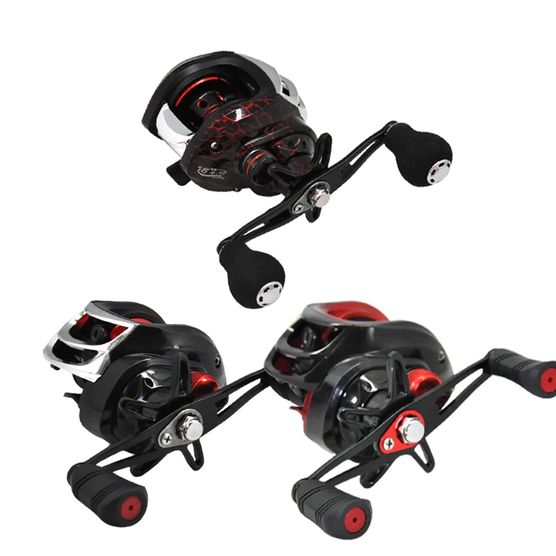 

Катушка Topline для рыбалки, катушка для заброса приманки 7,2: 1/8.1:1, магнитный тормоз, макс. нагрузка 15-22 анг. Фунта, катушка для заброса приманки, р...