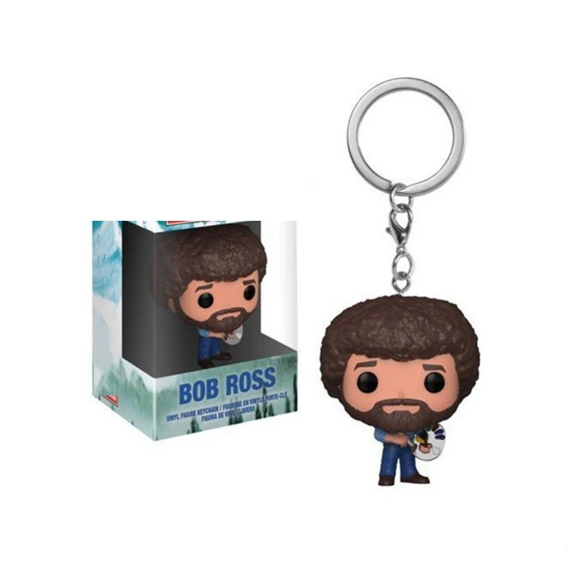 Карманный Брелок FUNKO THE JOY OF Paint &amp BOB ROSS Коллекционная модель экшн-фигурки игрушки