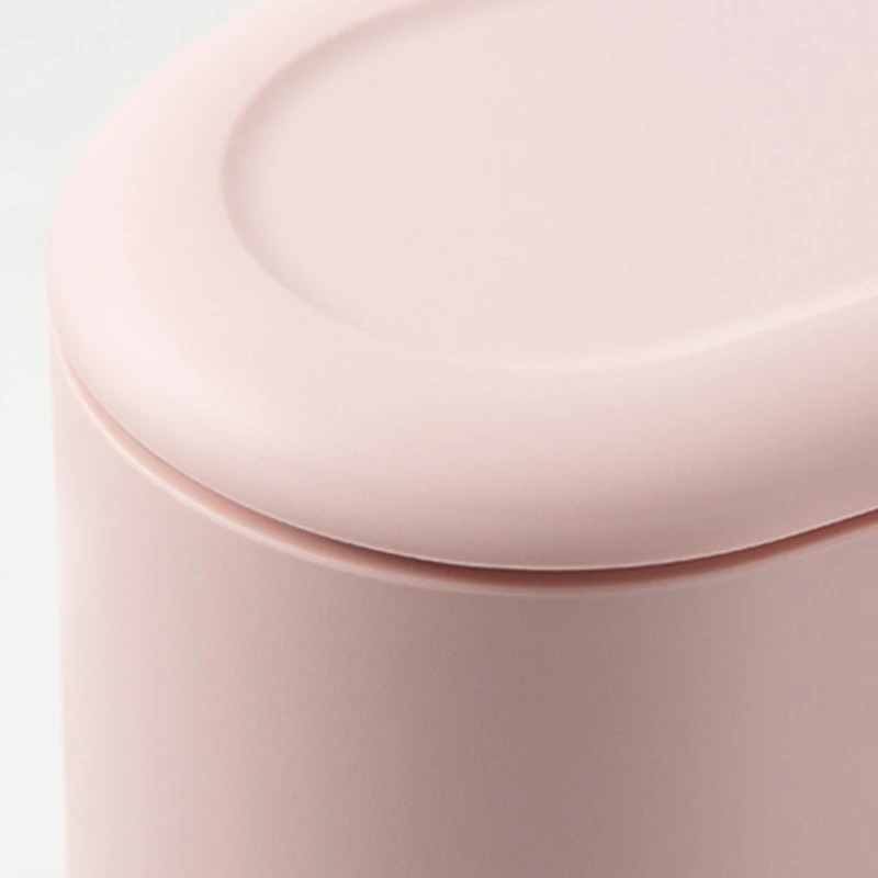 

Practical Mini Desktop Trash Can Tabletop Waste Bin with Lid Countertop Garbage Basket Trashbox Home Office Desk Decor