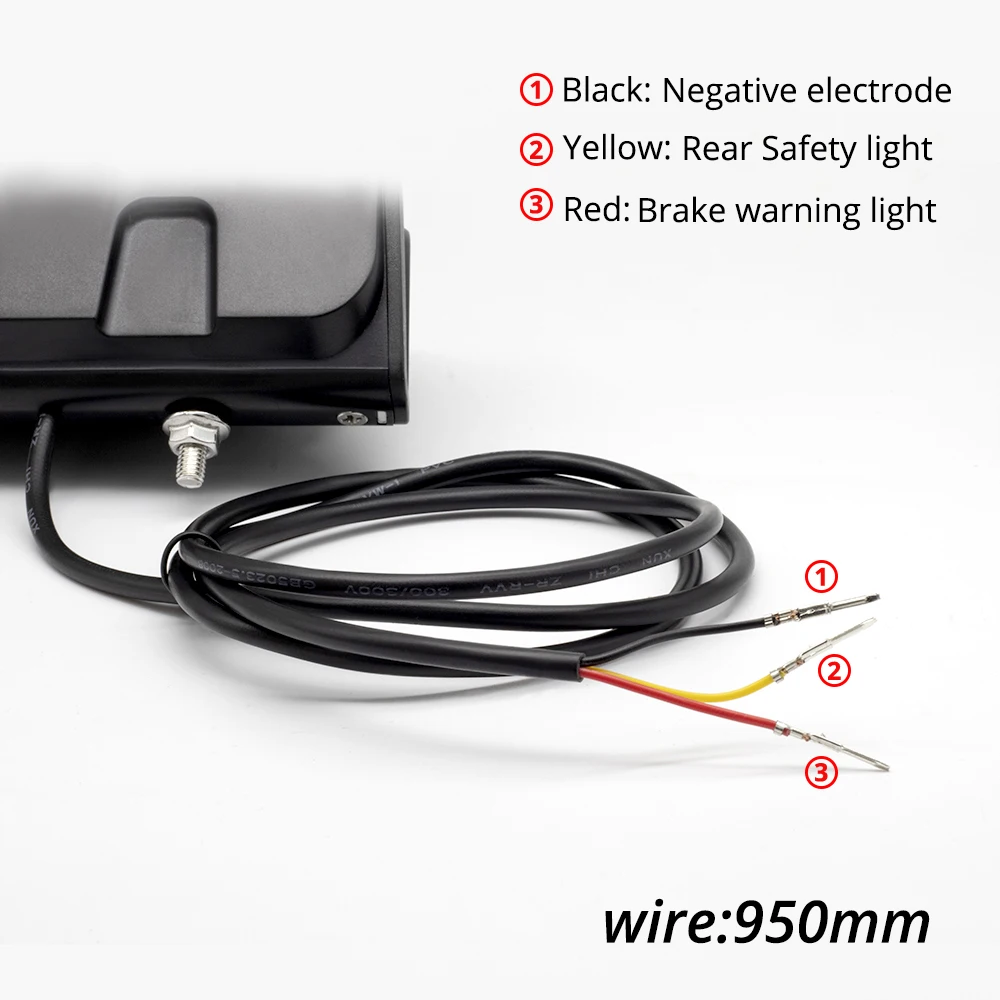 Задний светильник онарь Wexplore задняя часть электровелосипеда для велосипеда 6 в 24