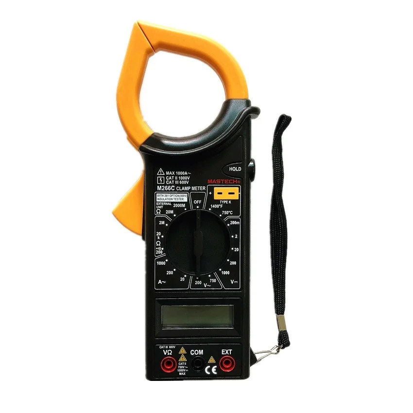 MASTECH M266C цифровой токоизмеритель Амперметр мультитестер Вольтметр Омметр тестер