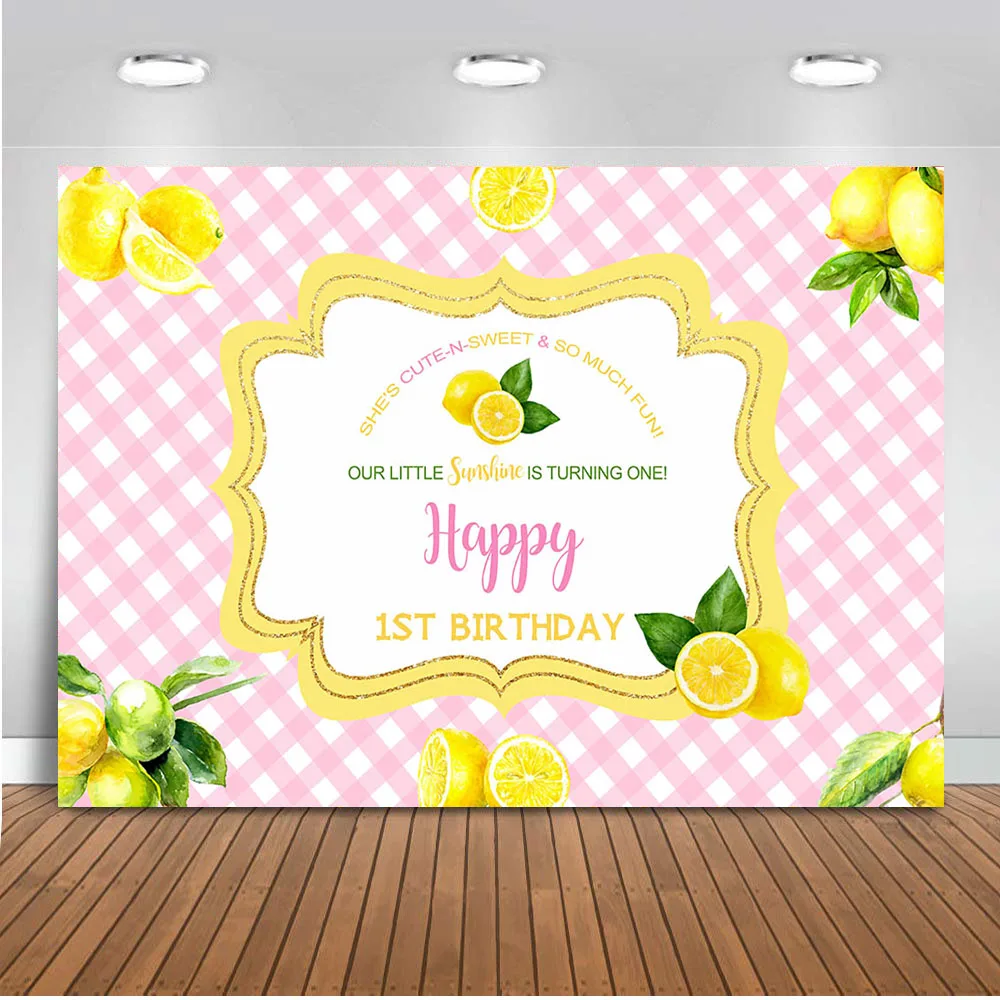 Фон для фотосъемки новорожденных девочек с изображением лимона|Фон фотосъёмки| |