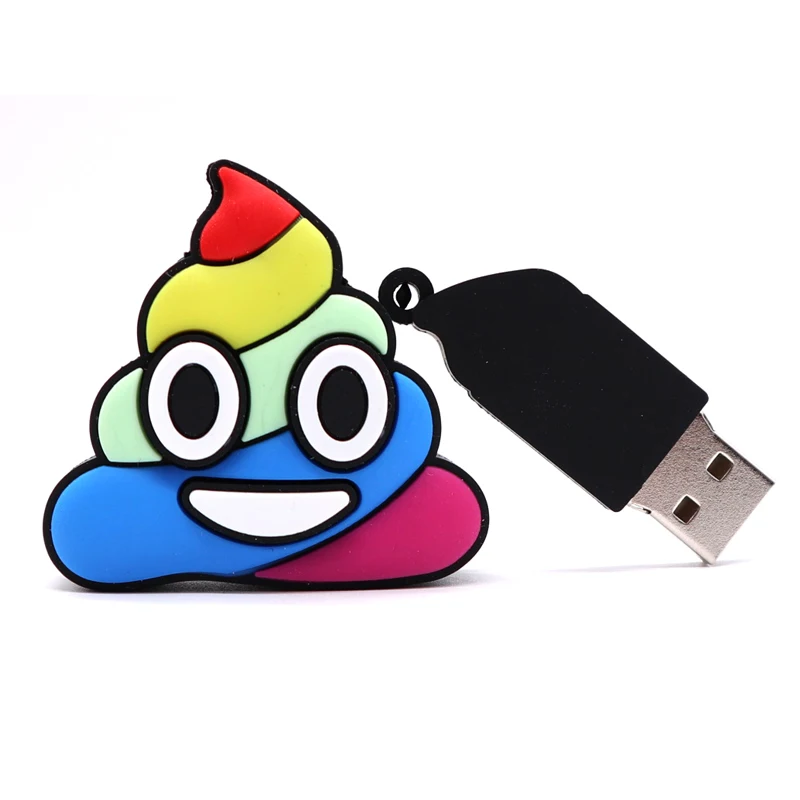 Забавный USB флеш-накопитель 64 ГБ флешка 128 карта памяти мультяшная модель usb 4 8 16 32