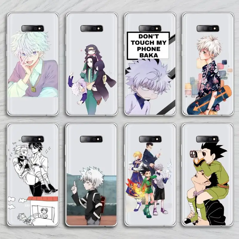 

Hunter X Hunter Japan Anime Phone Cases Transparent for Samsung A71 S9 10 20 HUAWEI p30 40 honor 10i 8x xiaomi note 8 Pro 10t 11