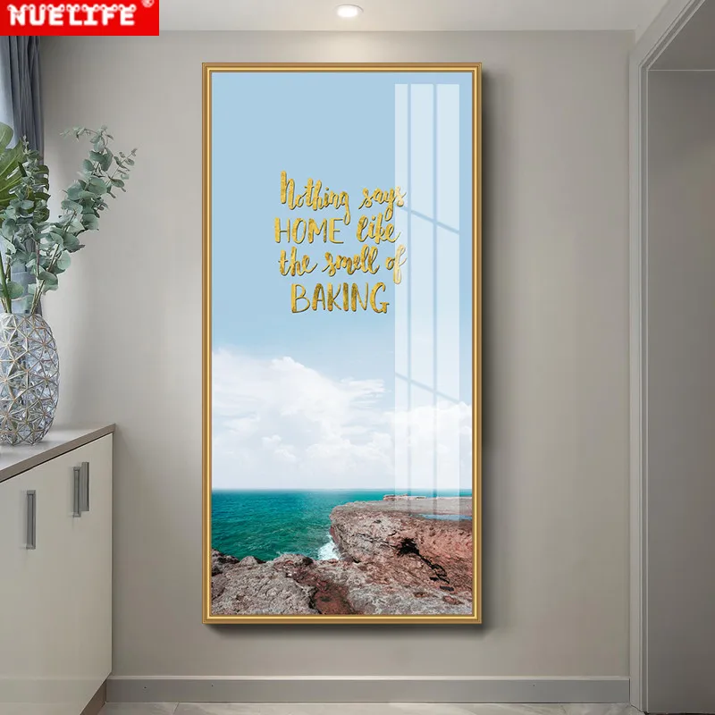 Entrance decoration painting restaurant living room landscape wall stickers corridor aislepainting 3D |